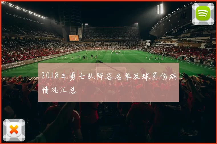 2018年勇士队阵容名单及球员伤病情况汇总